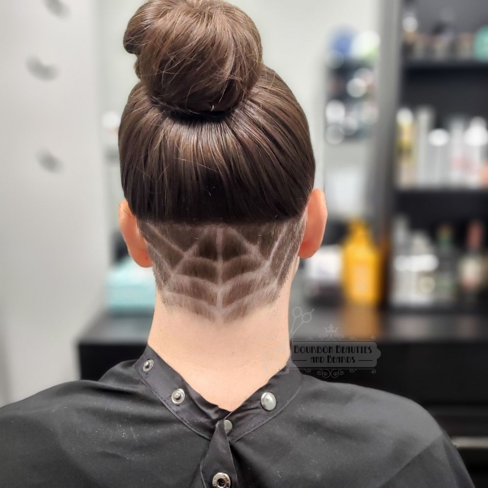 Top Knot With Geometric Undercut — Alt Hairstyles 2027
