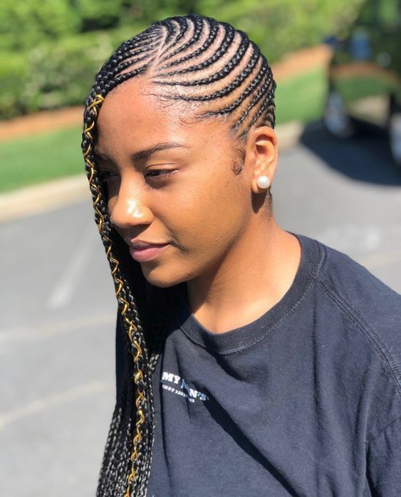 Geometric Cornrow Braids Geometric Cornrow Braids — Side Braided Hairstyles 2027