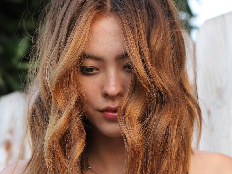 Bright Intense Copper Mid-Back Waves Bright Intense Copper Mid-Back Waves — Copper Hair 2027