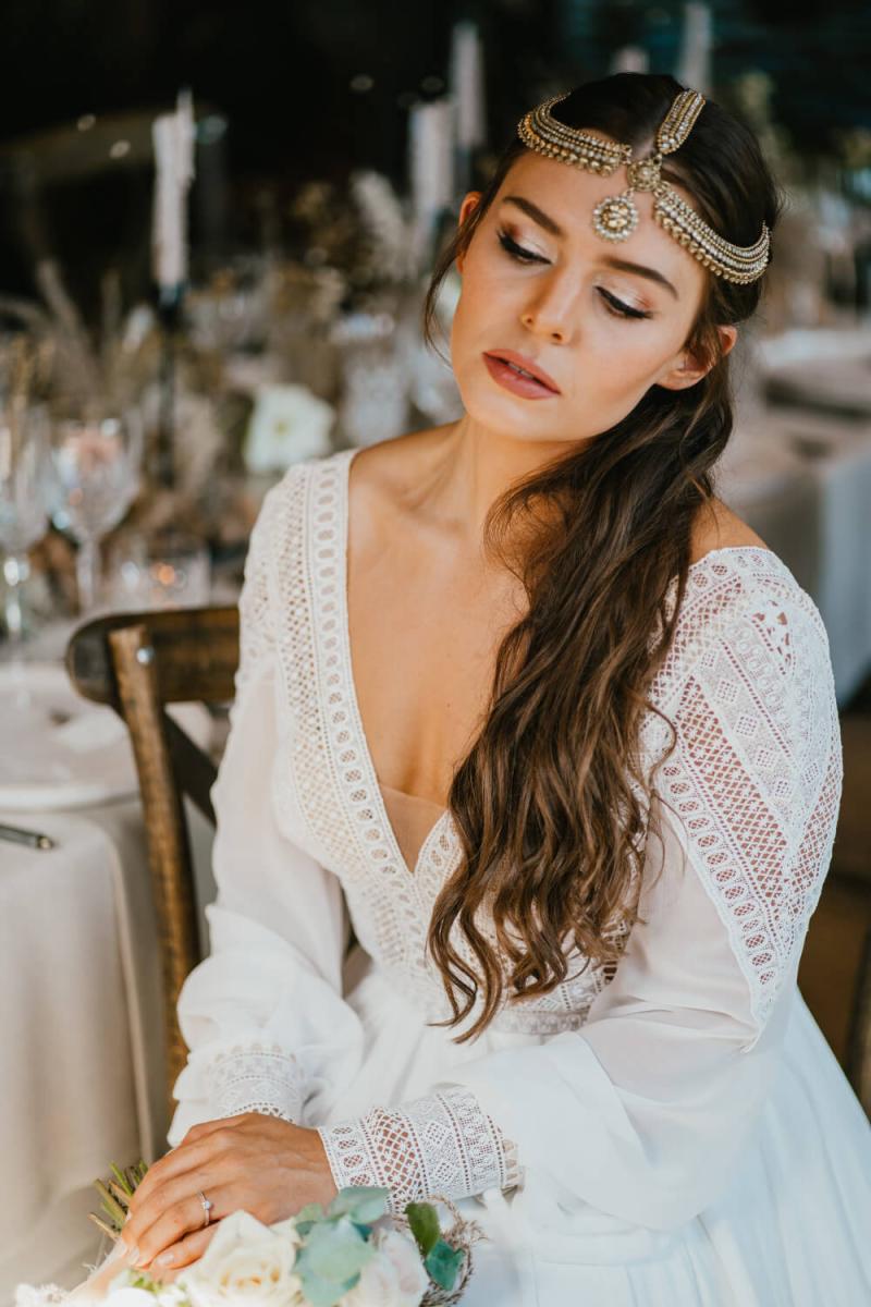 Bohemian Braided Accent Waves — Bride Hairstyles 2027
