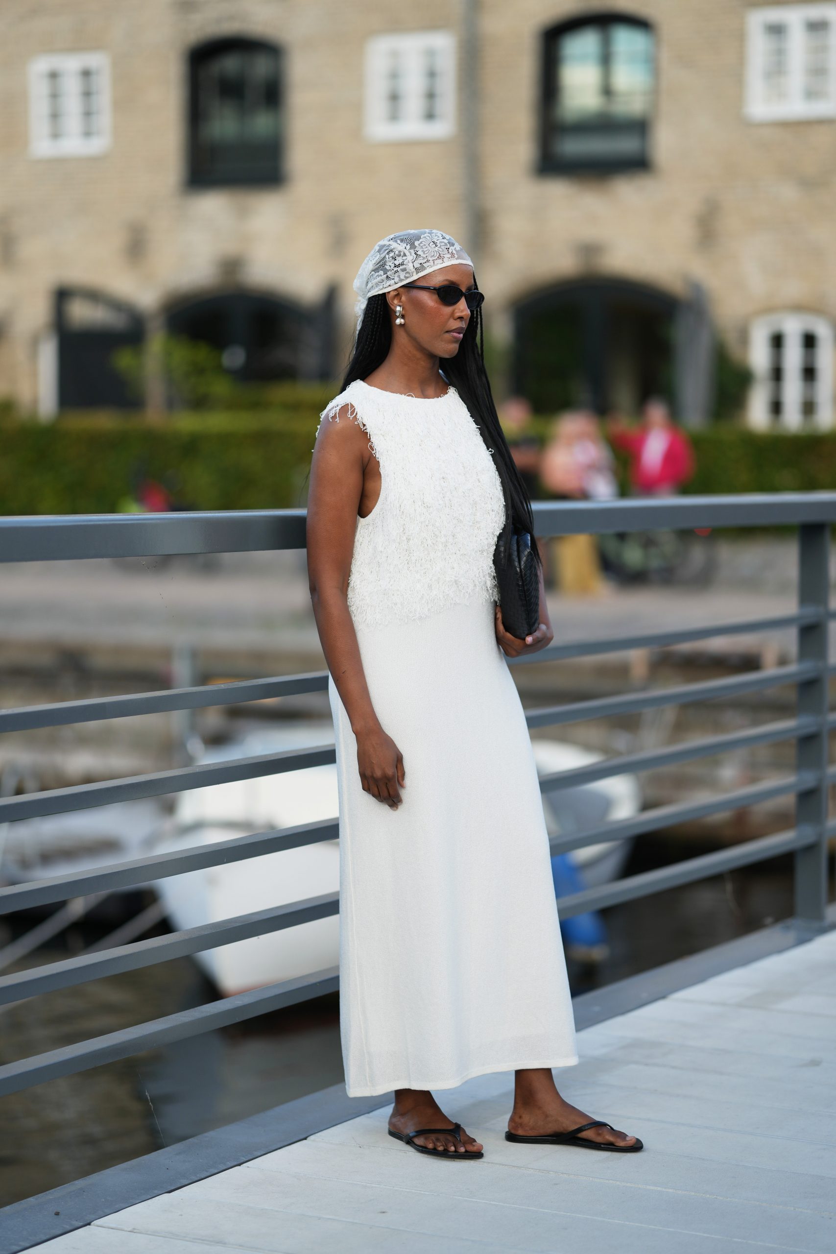 White Maxi Dress Featuring Textured Crochet Bodice White Maxi Dress Featuring Textured Crochet Bodice — Crochet Dresses 2027