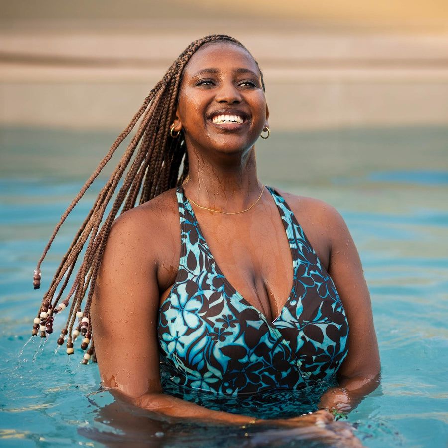 Long Box Braids Adorned with Beads Long Box Braids Adorned with Beads — Swim Braided Hairstyles 2027