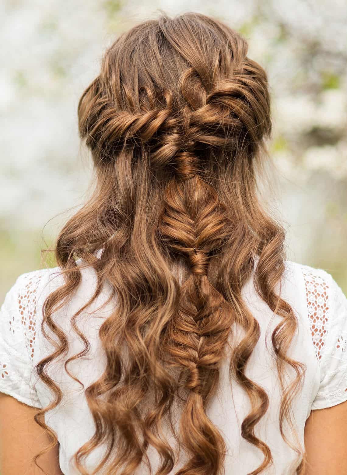 Fishtail Braid with Loose Waves Fishtail Braid with Loose Waves — Braided Hairstyles 2027 with Curls