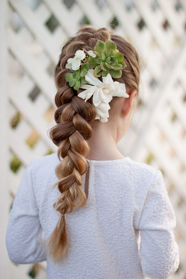 Half-Updo with Intricate Braided Headband Half-Updo with Intricate Braided Headband — Easter Hairstyles 2027