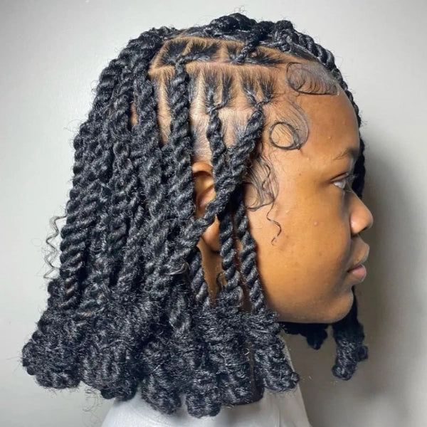 Collarbone Length Coily Twisted Locs Collarbone Length Coily Twisted Locs — Loc Styles 2027 for Black Women