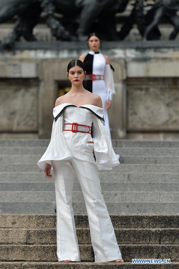 White Off-the-Shoulder Jumpsuit with Bell Sleeves and Red Belt White Off-the-Shoulder Jumpsuit with Bell Sleeves and Red Belt — Mexico City Outfits 2027