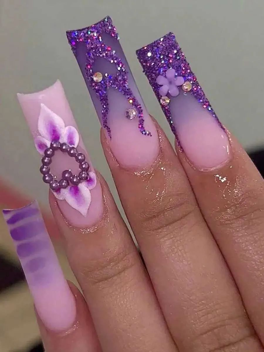 Visual Idea — The Cuticle Area Is Clean Visual Idea — The Cuticle Area Is Clean — Floral Coffin Nails 2027