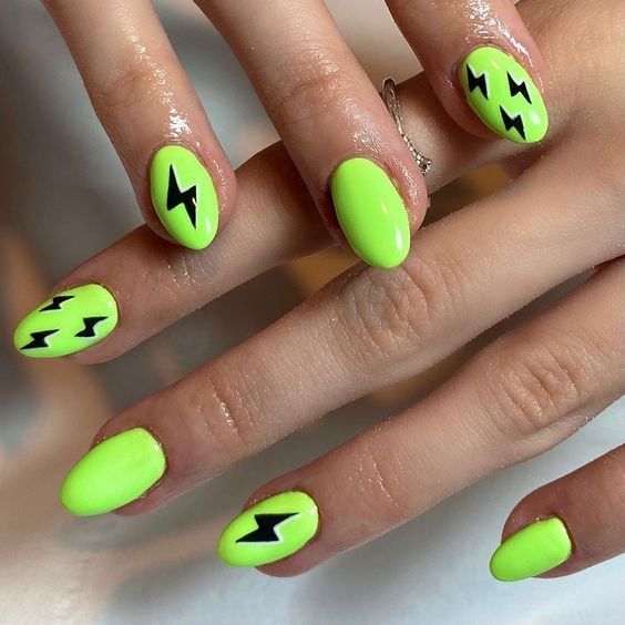 Both Hands Visual Idea Both Hands Visual Idea — Neon Matte Nails 2027