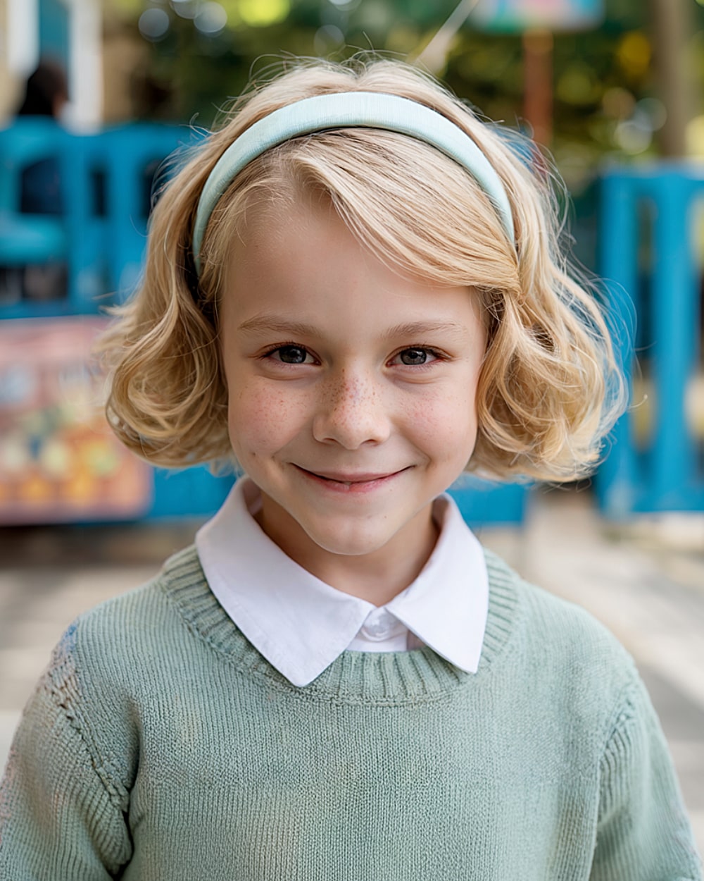 Light Blonde Visual Idea — Bob 2027 for Little Girls
