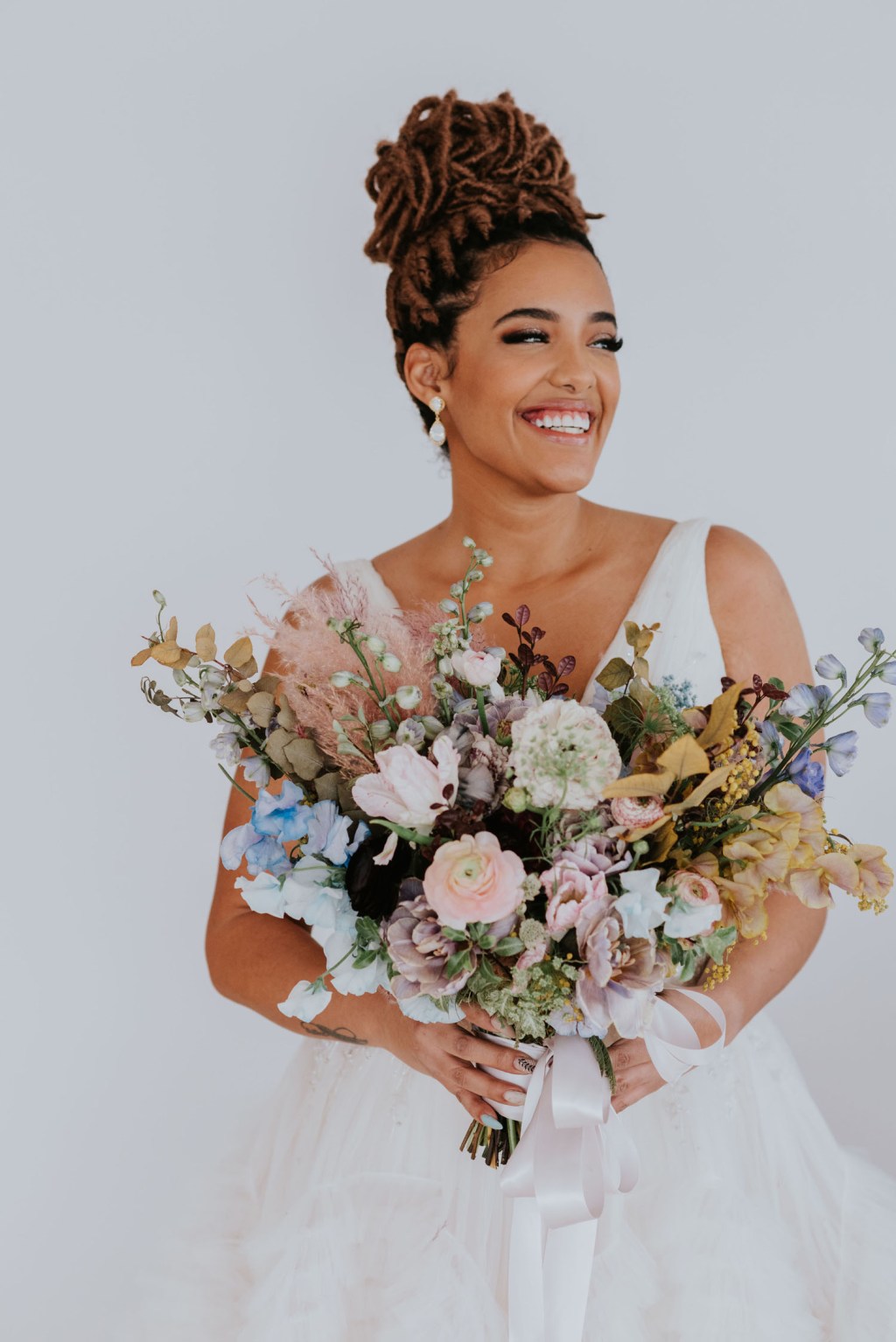 Intricate Dark Brown Braided Updo — Beach Wedding Hair 2027
