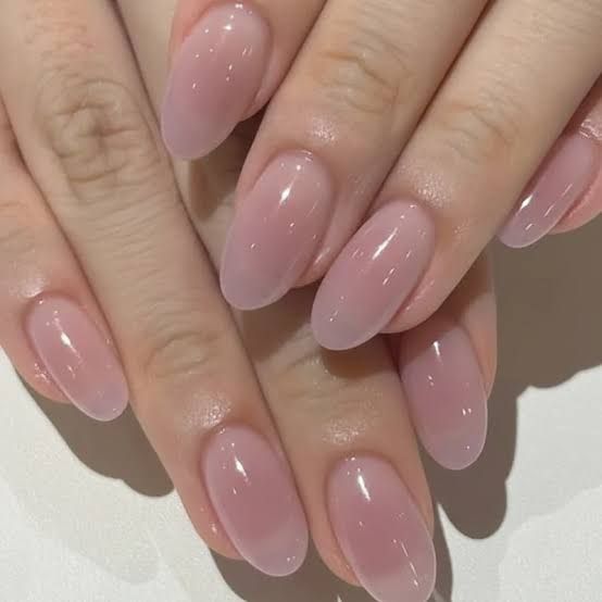 Jelly Visual Idea — Pastel Oval Nails 2027