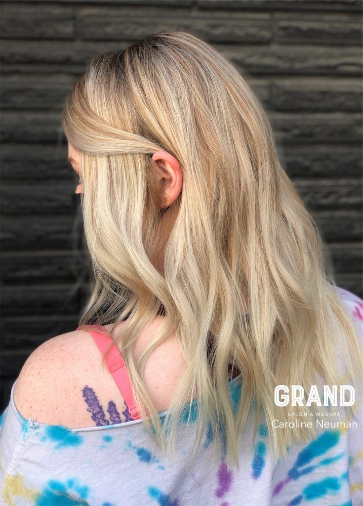 Back View Side Profile Visual Idea Back View Side Profile Visual Idea — Blonde Hair 2027 with Dark Roots