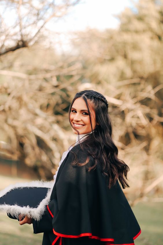 Dark Brown Visual Idea — Graduation Updos 2027