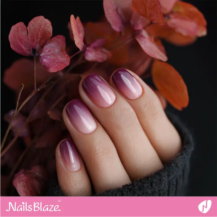Shimmering Copper Orange Chrome Nails Shimmering Copper Orange Chrome Nails — Short Fall Nails 2026