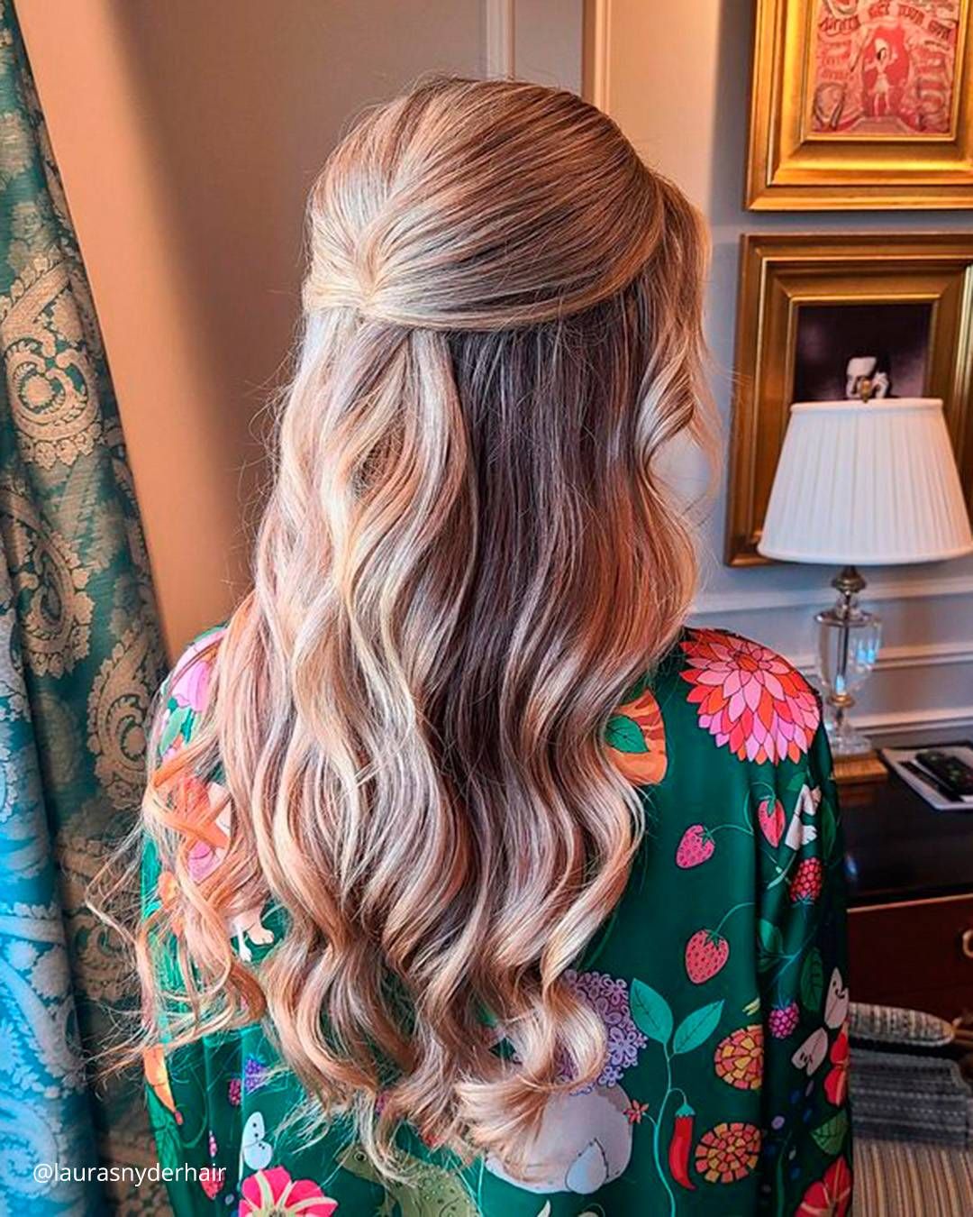 Strawberry Blonde Braided Crown — Down Mother of the Bride Hairstyles 2027