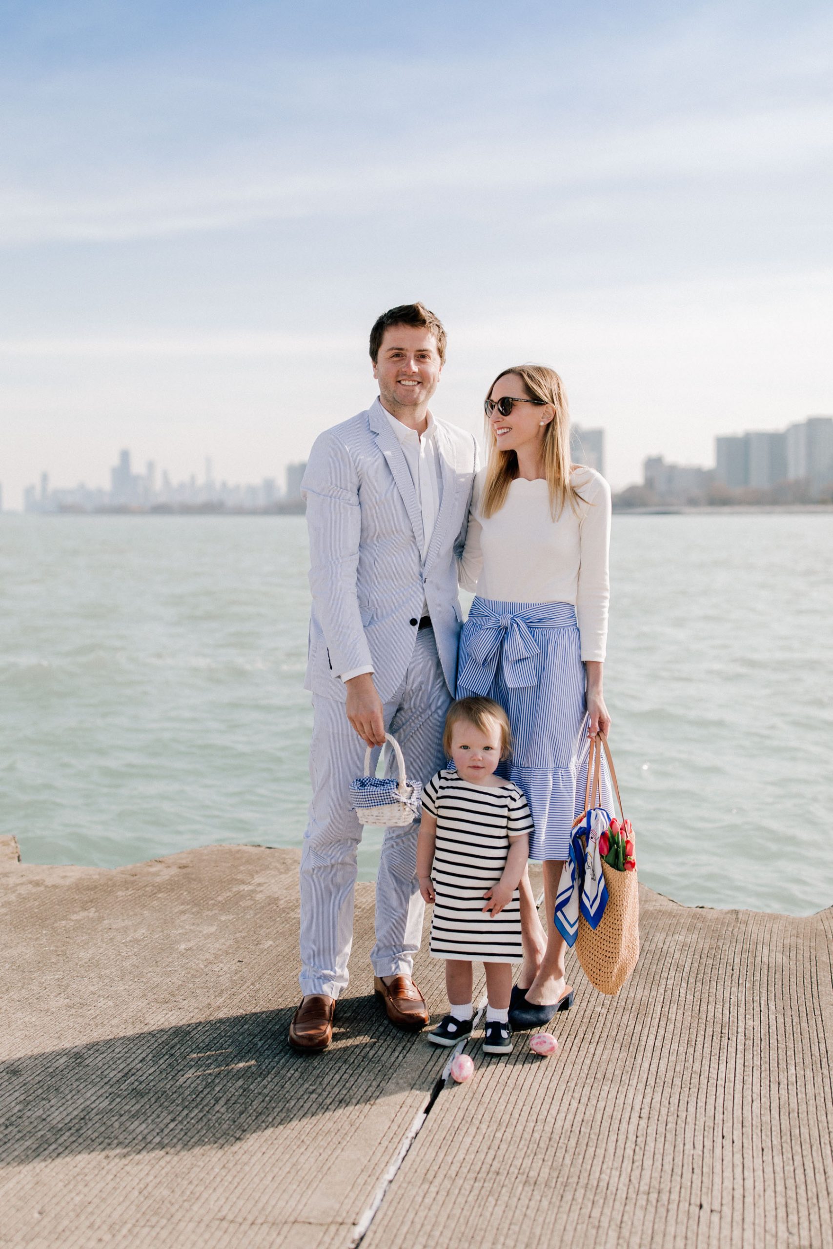 Coordinated Stripes for a Nautical-Inspired Spring Family Look — Easter Family Photo Outfits 2027