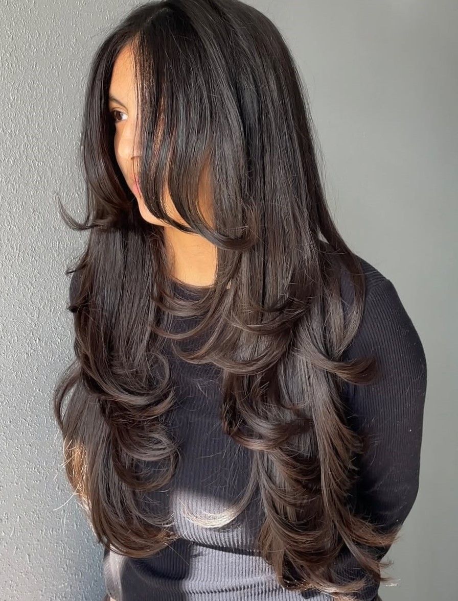 Dark Brown Visual Idea — Subtle Butterfly Cut 2027
