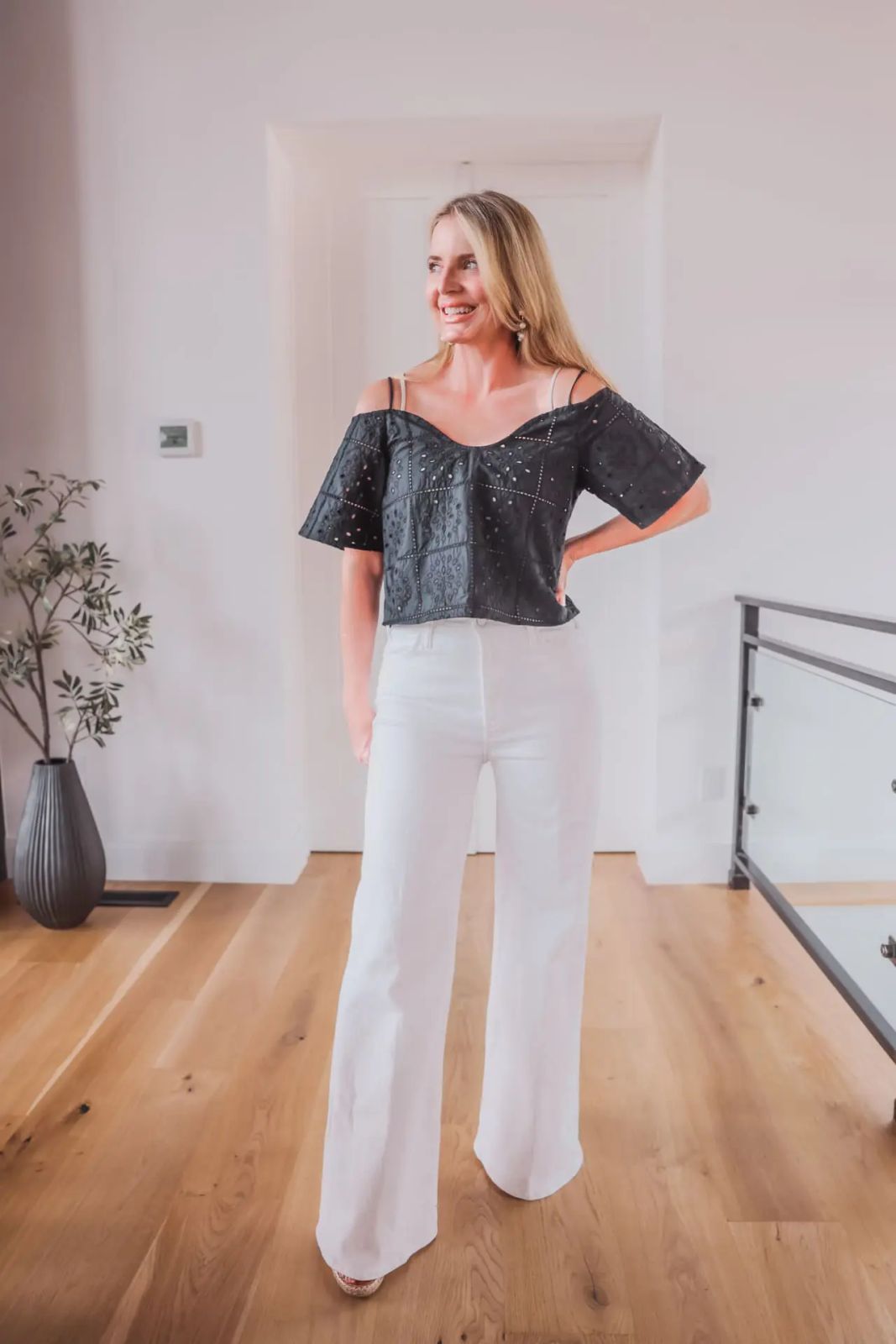 Wedge Espadrilles Outfit Idea Wedge Espadrilles Outfit Idea — Date Night Blouse Outfits 2027