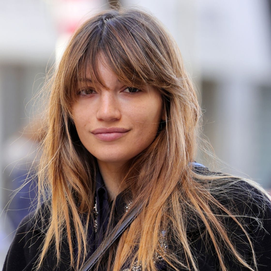 Textured Piecey Fringe on Long Hair Textured Piecey Fringe on Long Hair — Bangs Trends 2027