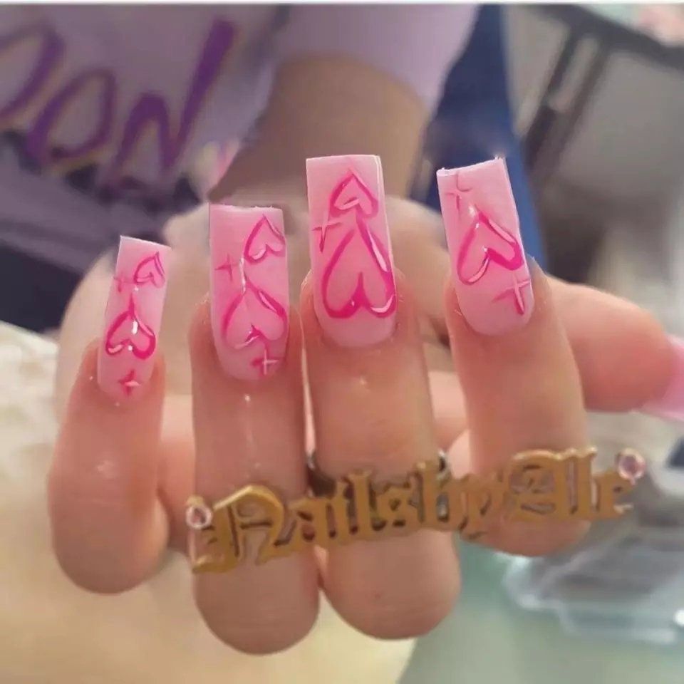 Both Hands Visual Idea Both Hands Visual Idea — Valentines Press On Nails 2027