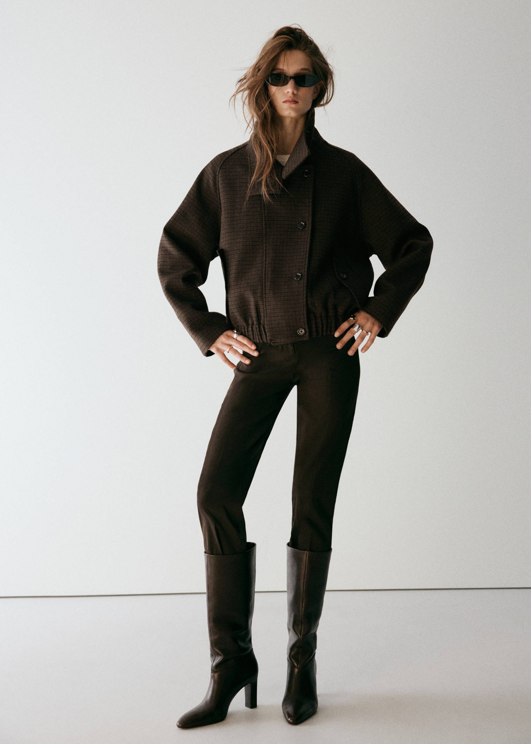 Textured Brown Set for a Sophisticated Office Textured Brown Set for a Sophisticated Office — Winter Outfits 2027 for Work