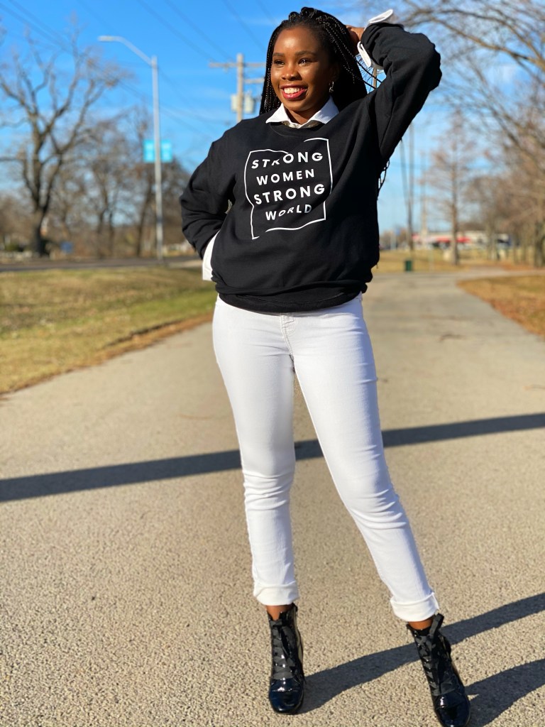 Layered Graphic: Black Sweatshirt Over Collared Shirt Layered Graphic: Black Sweatshirt Over Collared Shirt — Sweatshirt Outfits 2027