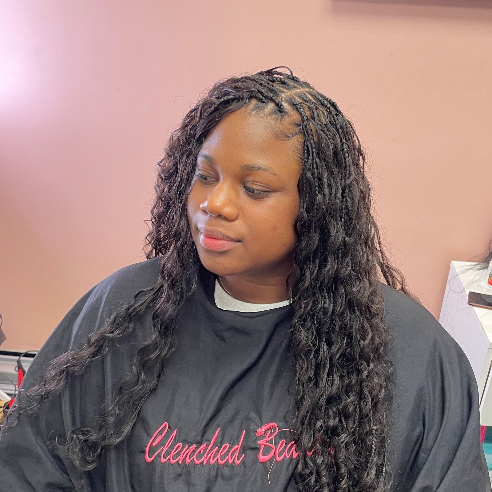 Micro Braids with Flowing Wavy Hair Micro Braids with Flowing Wavy Hair — Bora Bora Braids 2027
