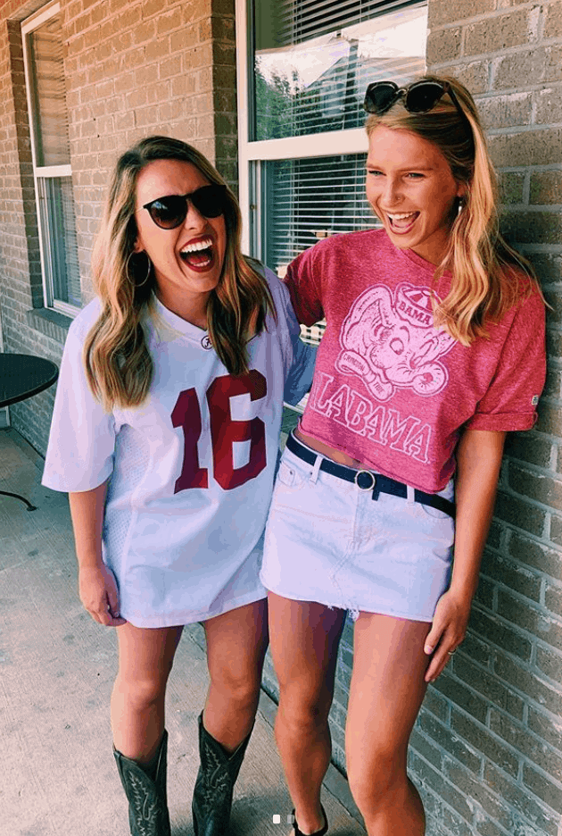 Team Spirit Duo: Oversized Jersey and Mini Skirt — College Game Day Outfits 2026