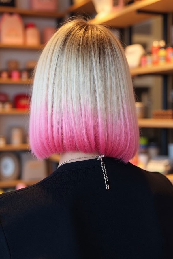 Chin Visual Idea Chin Visual Idea — Blonde 2027 with Pink Hair