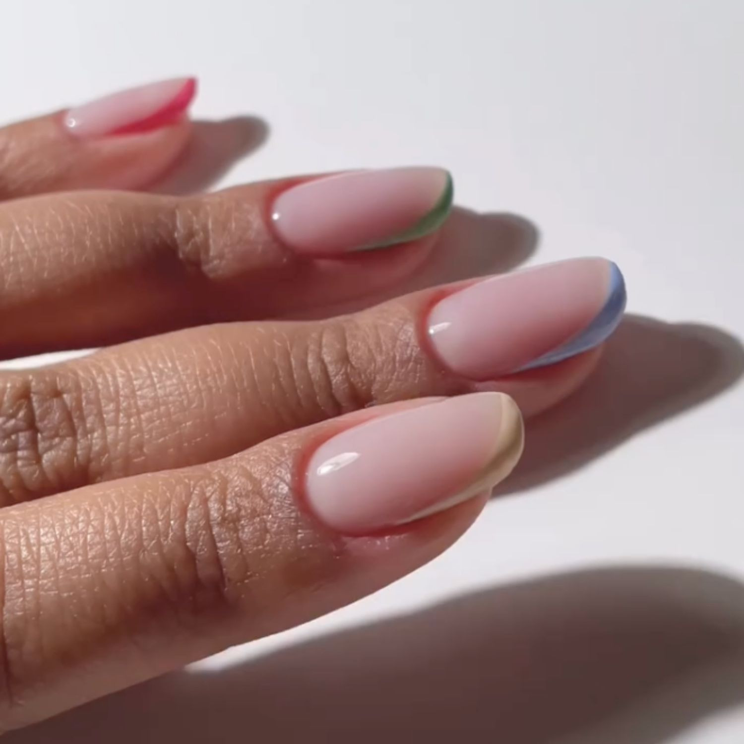 Glossy Visual Idea Glossy Visual Idea — Colored Micro French Nails 2027