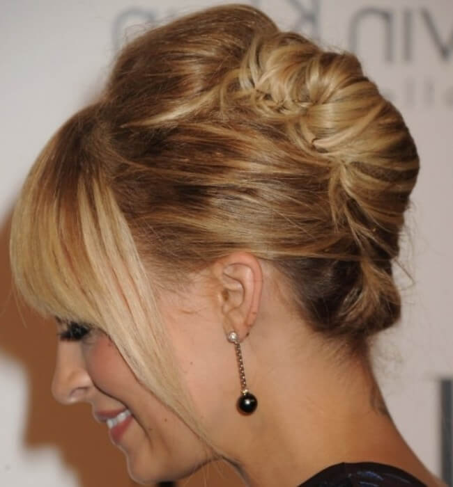 Elegant Updo with Textured Twists — Holiday Party Hairstyles 2026