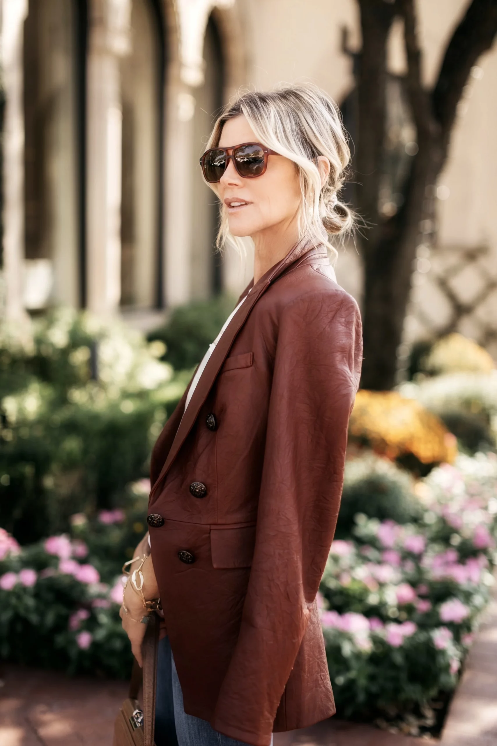 Texas Chic: Leather Blazer with Everyday Denim — Dallas Outfits 2027
