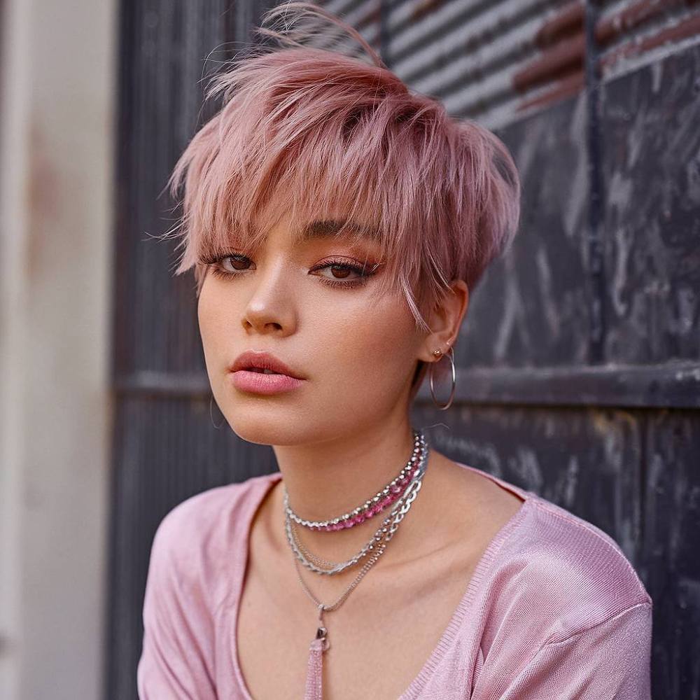 Wispy Pastel Pink Pixie — Bold Pixie 2027