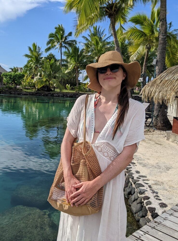 Beach Cover-Up Chic: Sheer White Ensemble Beach Cover-Up Chic: Sheer White Ensemble — Bora Bora Outfits 2027