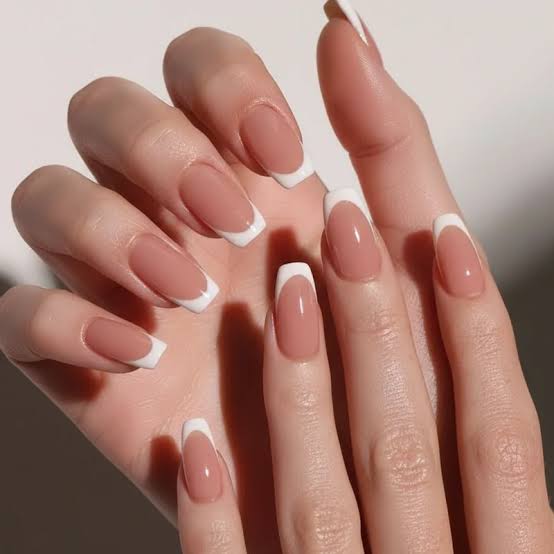 French Manicure Nude Pink Base French Manicure Nude Pink Base — Interview Nails 2027