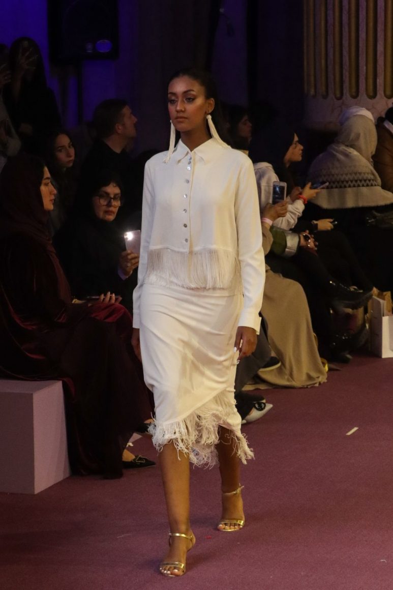 Fringe Detail Statement: Coordinated White Shirt and Midi Skirt Set Fringe Detail Statement: Coordinated White Shirt and Midi Skirt Set — Modest Outfits 2027