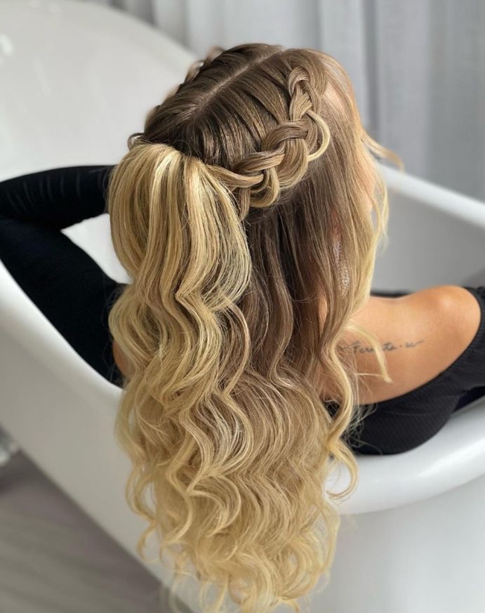 Mid-Back Double Dutch Braids Half-Up Mid-Back Double Dutch Braids Half-Up — Prom Hairstyles Braids 2027