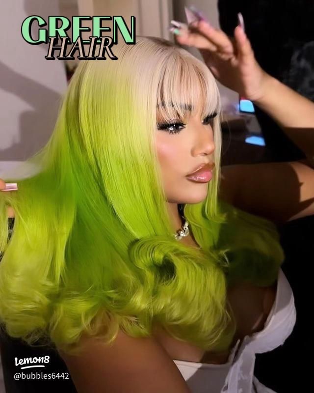 Green and Blonde Hair 2027
