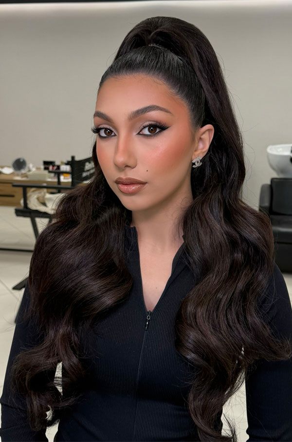 Mid-Back Visual Idea Mid-Back Visual Idea — Half Up Ponytail Hairstyles 2027