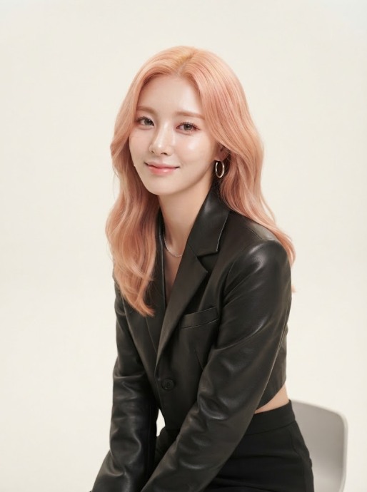 Shoulder-Length Soft Peachy Pink Waves Shoulder-Length Soft Peachy Pink Waves — Hair Color Trends 2027