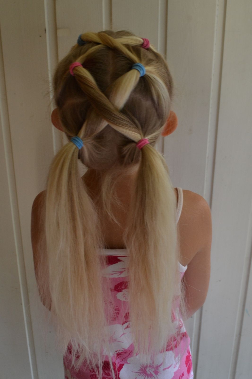 Light Blonde Visual Idea — Little Girl Gymnastics Hairstyles 2027