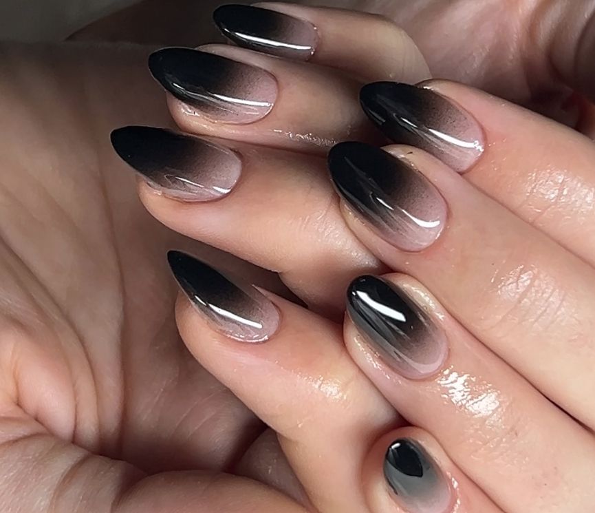 High Gloss Visual Idea — Winter Ombre Nails 2027