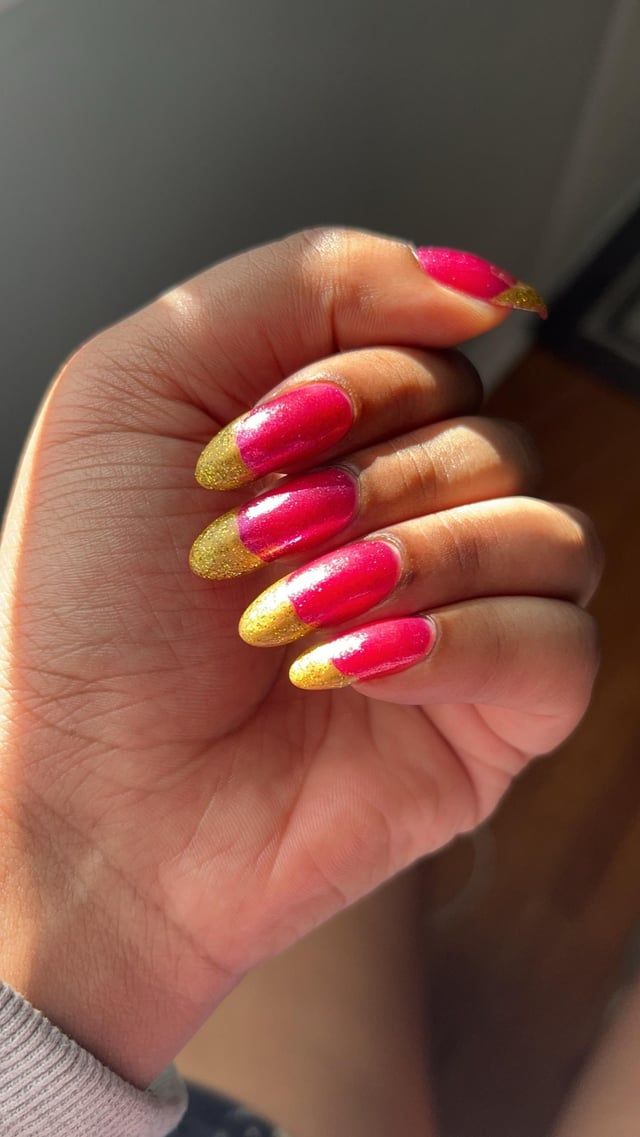 Subtle Glitter Accents On Accent Nails Visual Idea — 30th Birthday Nails 2027