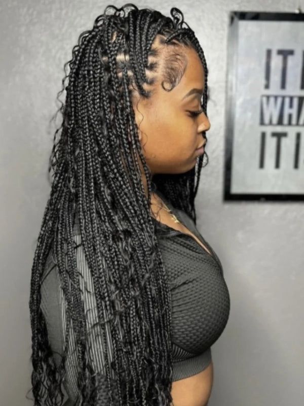 Knotless Braids Visual Idea — Long Knotless Braids 2027