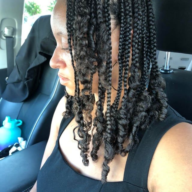 Dark Brown Visual Idea Dark Brown Visual Idea — Cornrows 2027 with Curls