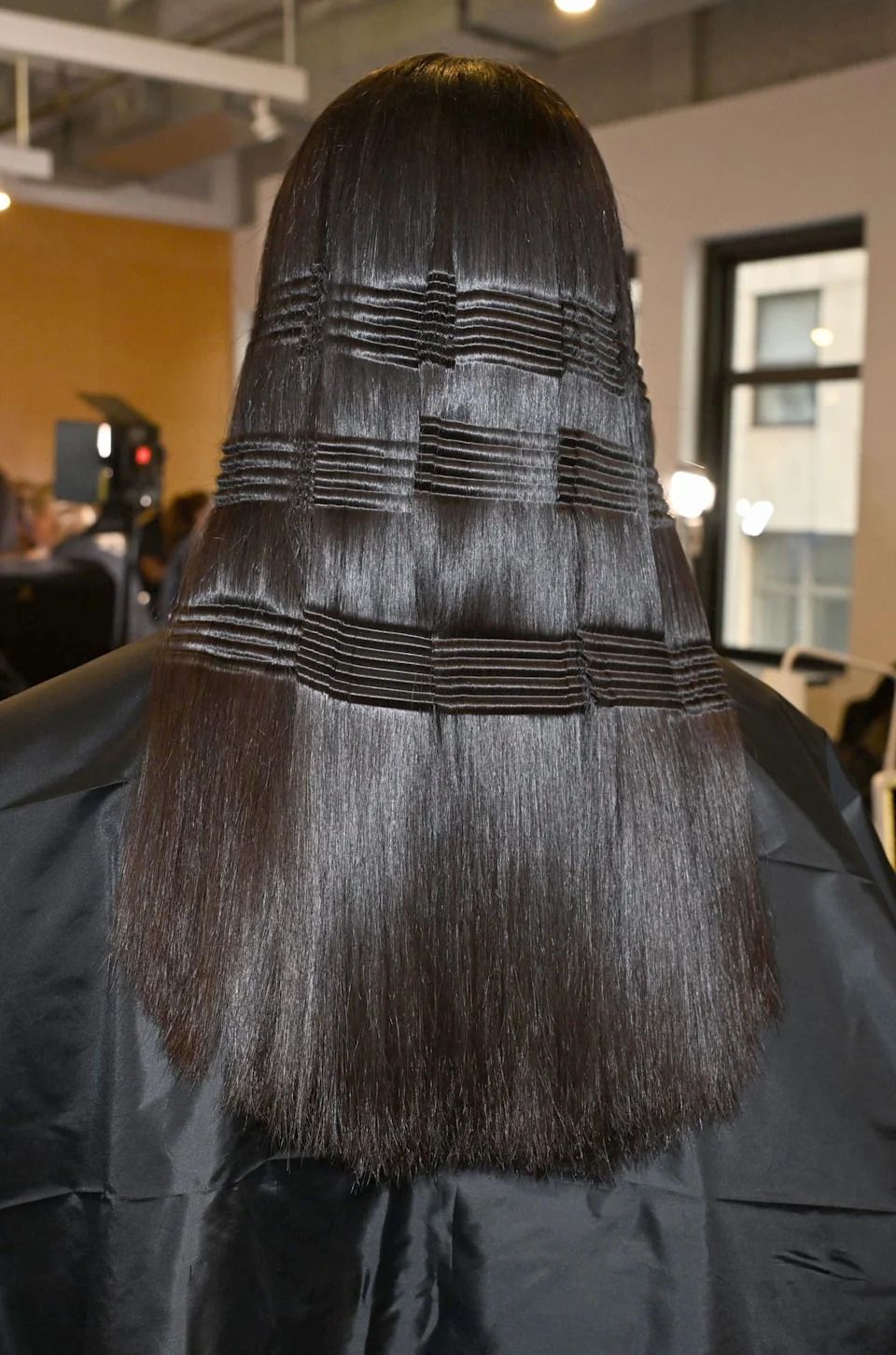 High-Fashion Jet Black Crimped Bob — Crimped Hairstyles 2027