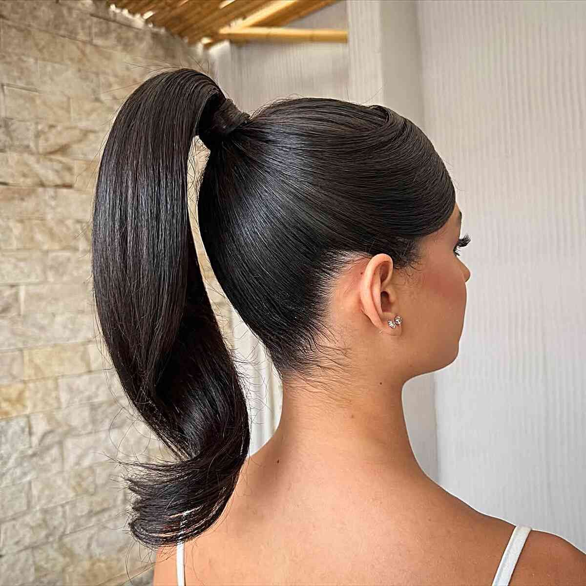 Black Visual Idea — Bridesmaid Ponytail Hairstyles 2027