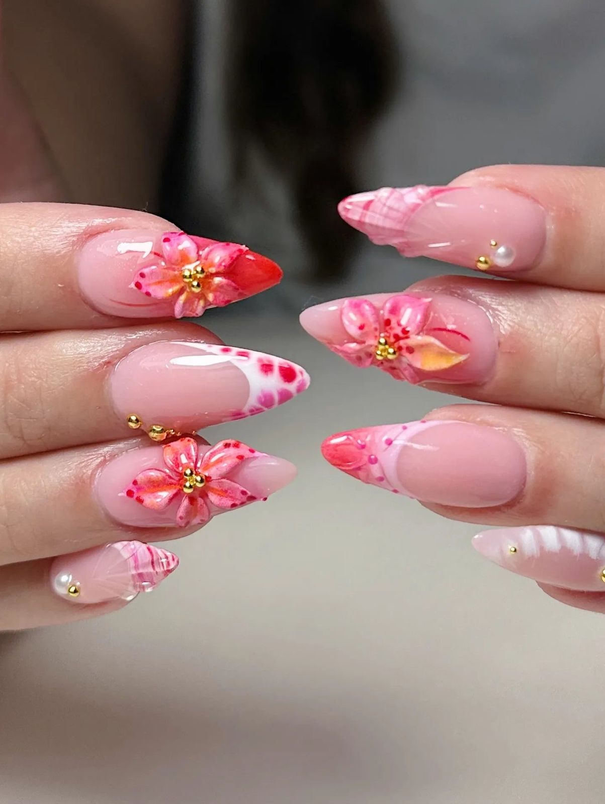 Tropical Summer Visual Idea Tropical Summer Visual Idea — Hibiscus Flower Nails 2027