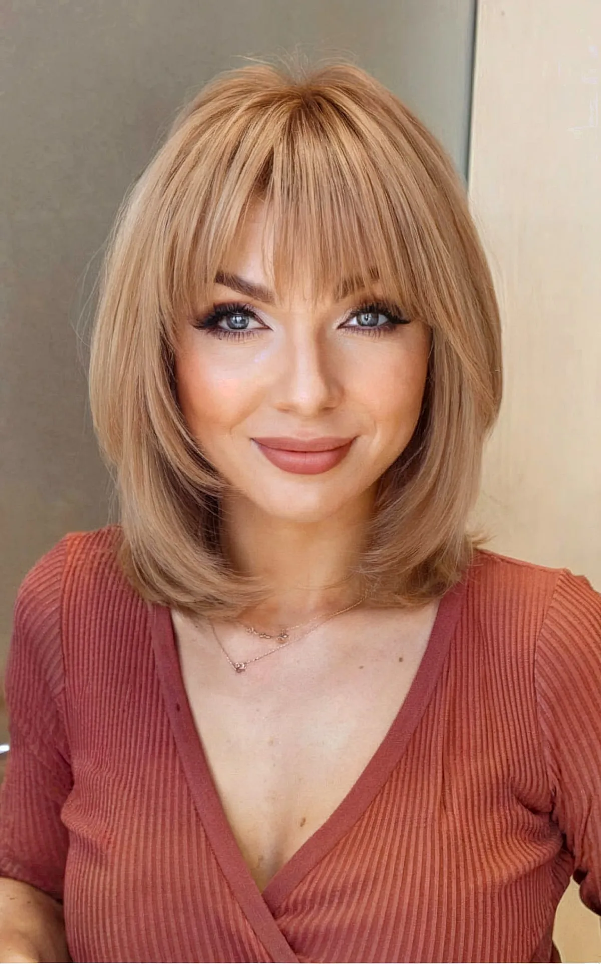 Ash Blonde Layered Bob Ash Blonde Layered Bob — Low Maintenance Bangs 2027