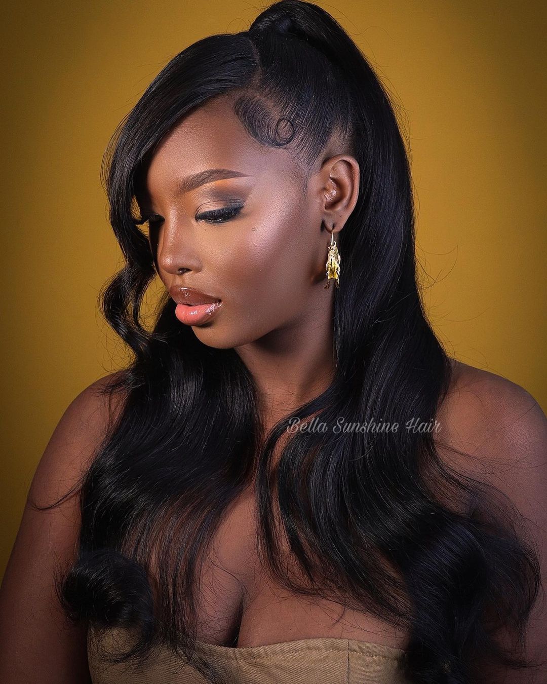 Black Visual Idea Black Visual Idea — Half Up Ponytail Hairstyles 2027